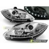 Tuning-tec PREDNÉ SVETLOMETY DAYLIGHT CHROME pasujú na SEAT LEON ALTEA TOLEDO 06.05-09