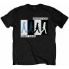 The Beatles Tričko Abbey Road Colours Crossing Unisex Black XL