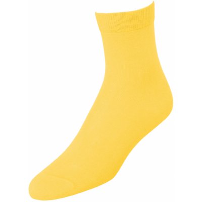 Klasické dámske ponožky žltá