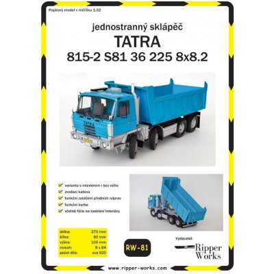 Jednostranný sklápač Tatra T8152 S81 36 225 8x8.2