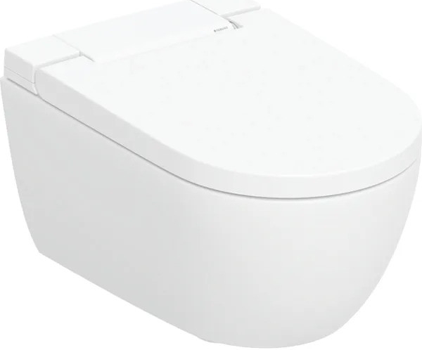 Geberit AquaClean Alba kompletné závesné WC: Keramika WC: biela/KeraTect, Dizajnový kryt: biela, 146.350.01.1