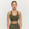 Športová podprsenka Combat Olive Grey - GymBeam Veľkosť: XS