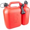 PLASTOVÝ KANISTER NA PALIVO A OLEJ 5 L + 2,5 L