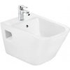 Roca The Gap - Závesný bidet, s prepadom, otvor na batériu, biela A357475000