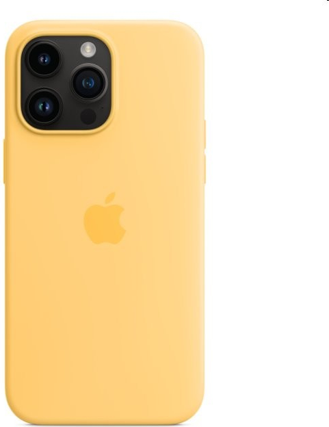 Apple Silicone Case s MagSafe pro iPhone 14 Pro Max - slunečně žlutý MPU03ZM/A