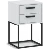 Nočný stolík Cadro 9 2S - biela
