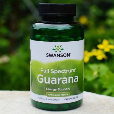 Swanson Guarana 500 mg 100 kapsúl