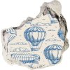 Diera 3D fototapety nálepka Balóny a vzducholode 75x75 cm