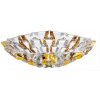 Krištáľová miska Samboa gold 35 cm