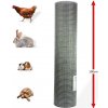 DEMA Voliérové štvorhranné pletivo pozinkované 13 mm, 1x20 m, drôt 0,8 mm