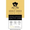 DOG’S CHEF Hypoallergenic healthy living - 10 kg