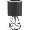 Rabalux 3016 stolné svietidlo Kinga 1x40W | E14 - čierna