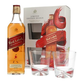 Johnnie Walker Red Label 40% 0,7 l (darčekové balenie 2 poháre) od 15,8 € -  Heureka.sk