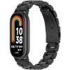 Oceľový remienok/náramok RabbitMob pre Xiaomi Mi Smart Band 8/9/10 | Čierny