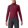 Castelli Unlimited Trail W Jersey, Bordeaux Veľkosť: XS Dámsky univerzálny zateplený dres s dlhým rukávom