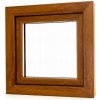 OKNO PVC VÝKLOPNÉ 45 X 45 / 450 X 450 OKNO PVC ZLATÝ DUB