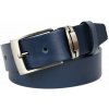 Penny Belts Pánsky kožený opasok 234-PR56 modrý
