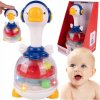 HRKÁLKA S GULIČKAMI KOLOTOČ PRE DETI VÍRIVÉ GULIČKY FAREBNÝ KRÚTIACI SA HRKÁLKA