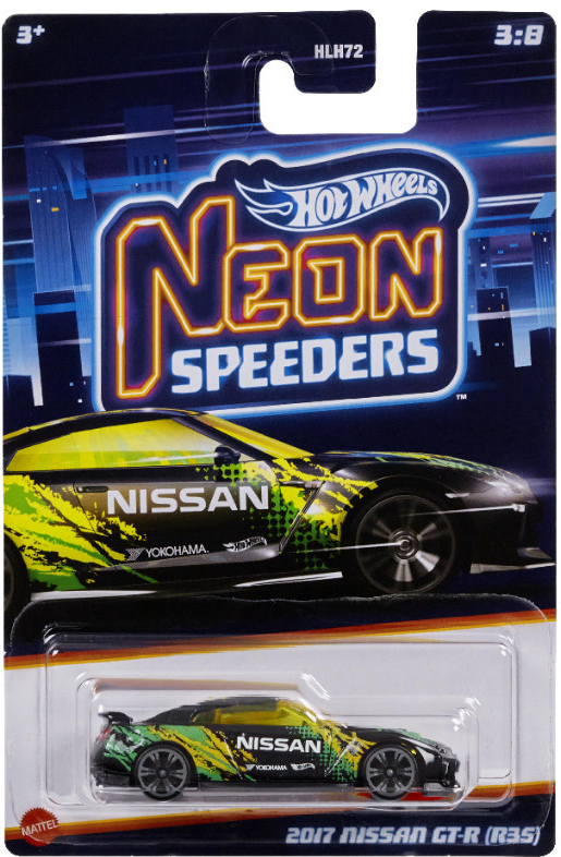 Hot Wheels Neon Speeders 2017 Nissan GT-R