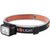 Solight LED čelové nabíjacie svietidlo, 170lm, teplé + studené svetlo, Li-Ion