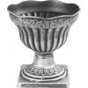 STREND PRO Garden Kvetináč Strend Pro Antik, s podstavcom, 30x30 cm, strieborný, metalický efekt
