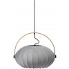 | Halo Design 746354 - Závesný luster na lanku DC 1xE27/40W/230V pr. 40 cm sivý/dub | 746354