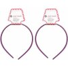 ZANSOT Detská plastová čelenka do vlasov, fialová