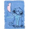 Disney Lilo a Stitch Plyšový zápisník A5