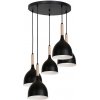 Luminex | Luster na lanku NOAK WOOD 5xE27/60W/230V | LU1878