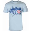 Tričko metal ROCK OFF John Lennon NYC Skyline LHT BLUE Čierna
