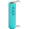 AVACOM INR18650-20R-U Li-Ion 3,7V 2000mAh - neoriginálne - Nabíjecí průmyslová baterie 18650 Samsung 2000mAh 3,7V Li-Ion - s vývody do U
