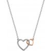 Hot Diamonds Strieborný náhrdelník s pravým diamantom Flora DP732