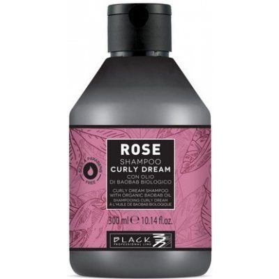 BLACK Rose Shampoo Curly Dream 300ml - šampon pro vlnité nebo kudrnaté vlasy
