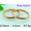 Náušnice kruhy ružová zlatá ny4801 chirurgická oceľ (Náušnice kruhy ružová zlatá ny4801 chirurgická oceľ)