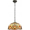 | Brilagi - Tiffany vitražový luster na reťazi MIRABELLA 1xE27/60W/230V, priemer 40 cm | BRP-12028A