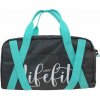 Lifefit Športová taška pre ženy šedo-mint