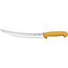 SWIBO Victorinox SWIBO rozrábkový nôž s ohnutou čepeľou žltý, pevný, 22cm, 5.8435.22 9626