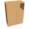 Hobis Policová skriňa Drive, 80x111x42 cm, buk/buk