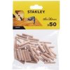 Stanley Spojovací dřevěné kolíky vroubkované 6 mm, 50 ks