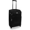 AVANCEA Textilný cestovný kufor GP4732 2W čierny S 55x37x24 cm