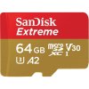 SANDISK 64 GB micro SD XC UHS3 EXTREME 160 MB/s V30 (183505 / SDSQXA2-064G-GN6MA)