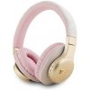 Bezdrôtové slúchadlá Guess PU Leather 4G Script Logo BT5.3 Stereo Headphone, ružová