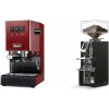 Gaggia New Classic EVO, red + Eureka Mignon Libra, CR black