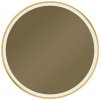 Zrkadlo s LED osvetlením Desire, ø 55 cm, bronz, 50089