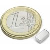 SOLLAU Neodymový magnet hranol 8x4x3 mm, N45, ponikelovaný