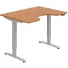 OFFICE PRO s.r.o. HOBIS ergo elektr.staviteľný stôl 120 cm, pamäť. ovláda. - MSE 2M 1200, jelša