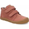Barefoot detské zimné topánky Koel - Kari Wool Blossom širšie ružové