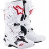 Boty TECH 10 SUPERVENTED, ALPINESTARS, perforované (bílá/červená/černá, vel. 45,5)