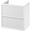 Cersanit Milagros skrinka 59.4x37.4x55.1 cm závesná kúpeľňová skrinka pod umývadlo biela S1021-008