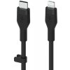 Belkin CAA009bt3MBK Flex Lightning/USB-C 15W, 3m, černý
